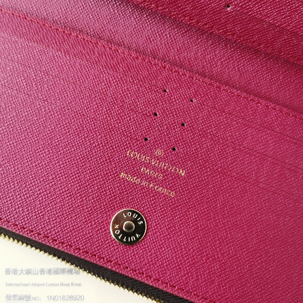 LVコピーウォレット素材ディテール